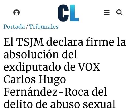 Declarada firme la absolución del exdiputado de VOX ...